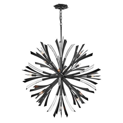 Bergamots 13 Lights Chandelier 42"H