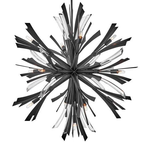 Bergamots 13 Lights Chandelier 42"H