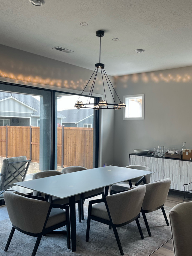 Planets Round Chandelier 48" LED Light