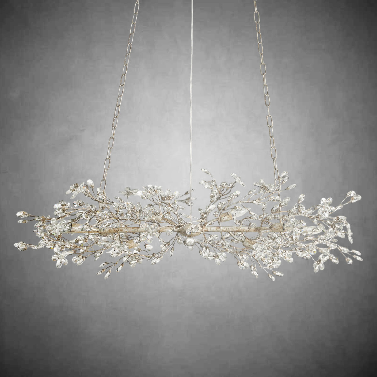 Fiore Linear Chandelier 43" 51" 68"W-Chandelier-Merlin Lamps-GOLD-43"-merlinlamps