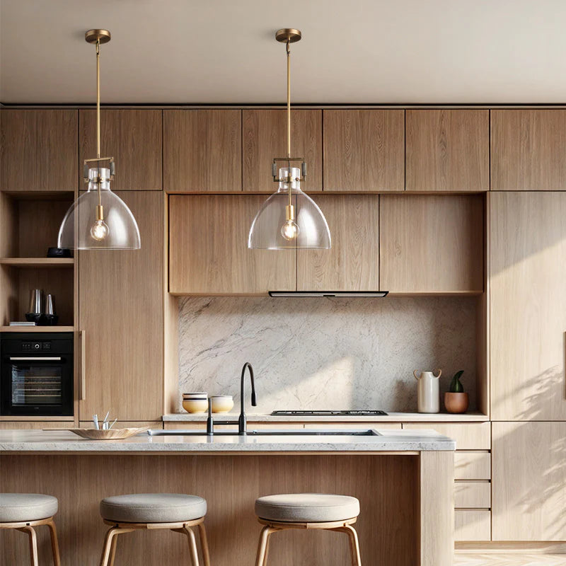 Funda Modern Glass Cloche Modern Pendant Light