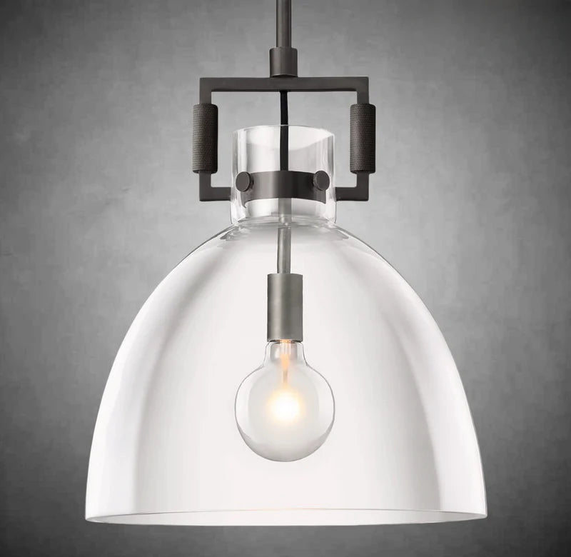 Funda Modern Glass Cloche Modern Pendant Light