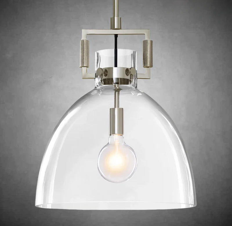 Funda Modern Glass Cloche Modern Pendant Light