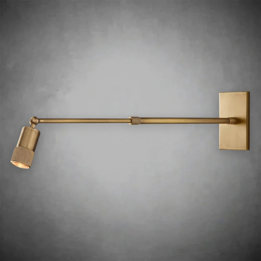 Utilitaive Brass Grand Telescoping Sconce
