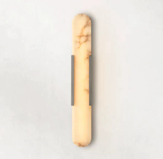 Koltin Melange Elongated Alabaster Wall Sconce, Modern Indoor Decor Wall Lamp Fixtures Wall Light Fixtures J-CHANDELIER