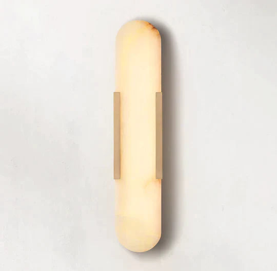 Koltin Melange Elongated Alabaster Wall Sconce, Modern Indoor Decor Wall Lamp Fixtures Wall Light Fixtures J-CHANDELIER