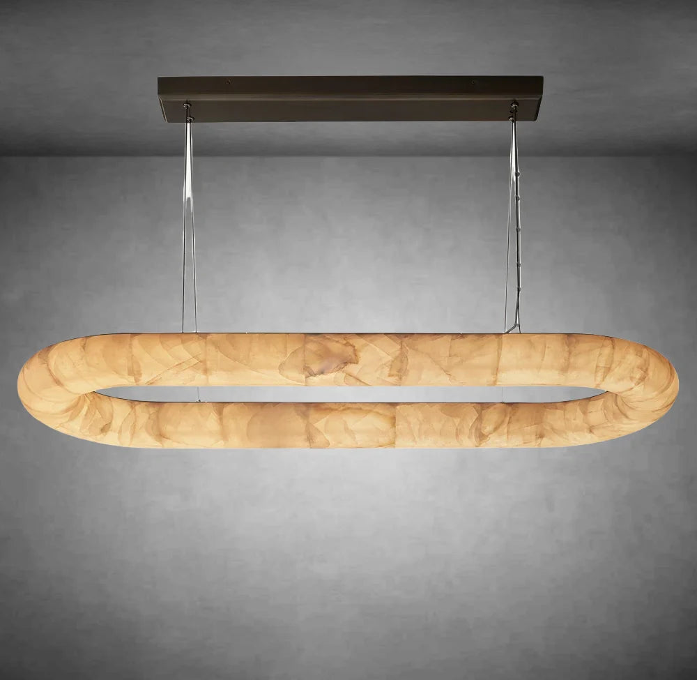 Maurice Lisse Oval Chandelier