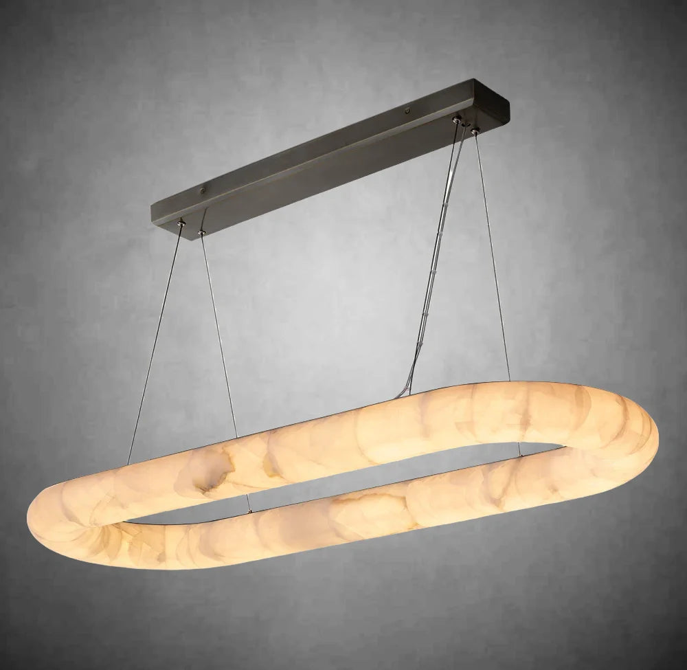 Maurice Lisse Oval Chandelier