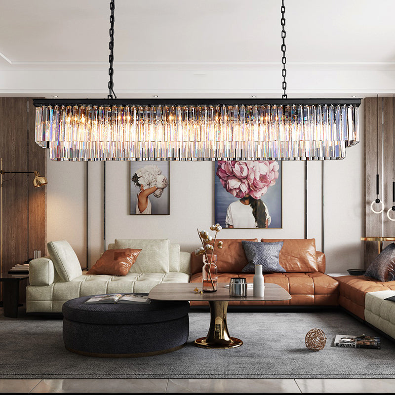 Odiana 2-tiered Rectangular Chandelier