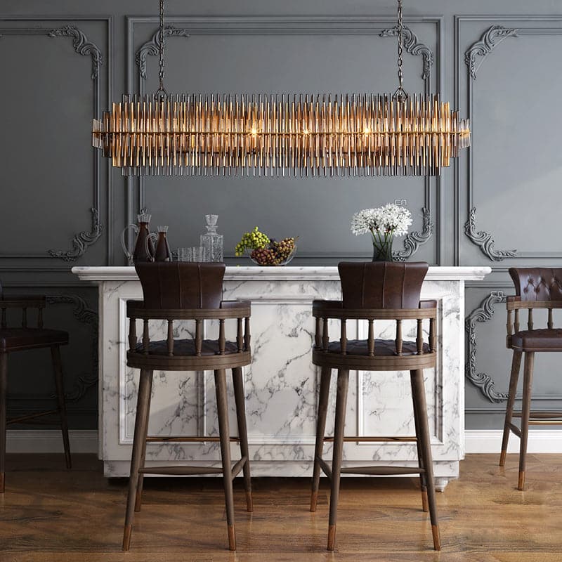 Auro Linear Chandelier 54″ 67″