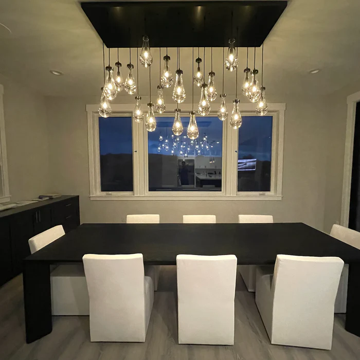 Raindrop Rectangular Chandelier