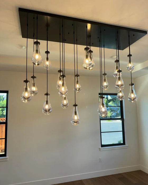 Raindrop Rectangular Chandelier