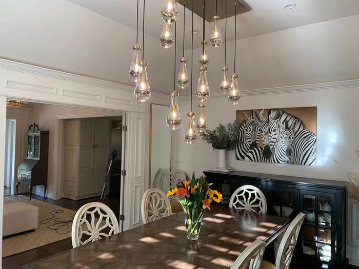 Raindrop Rectangular Chandelier