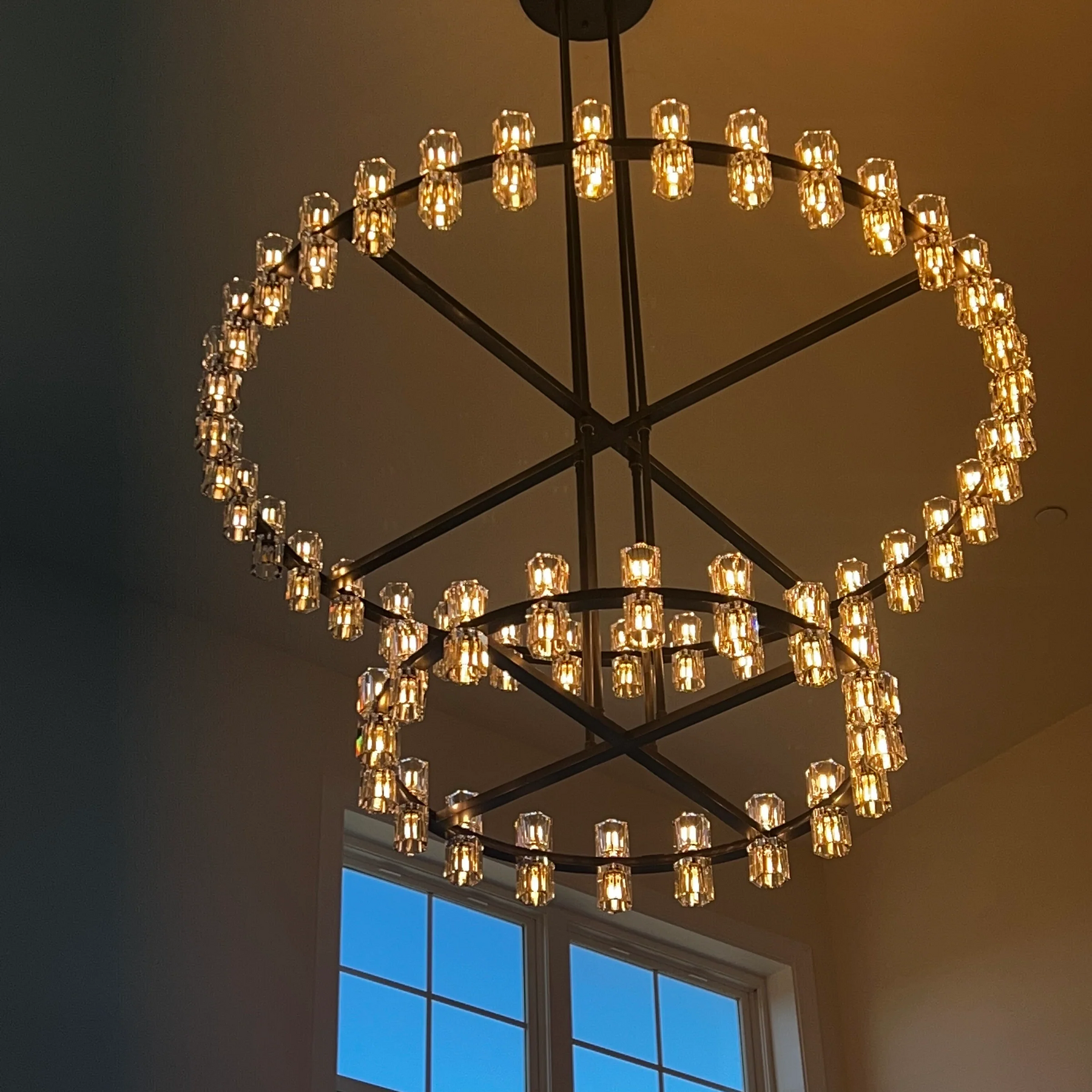 Reger High-End 2-Tier Chandelier For Living Room Dinig Room