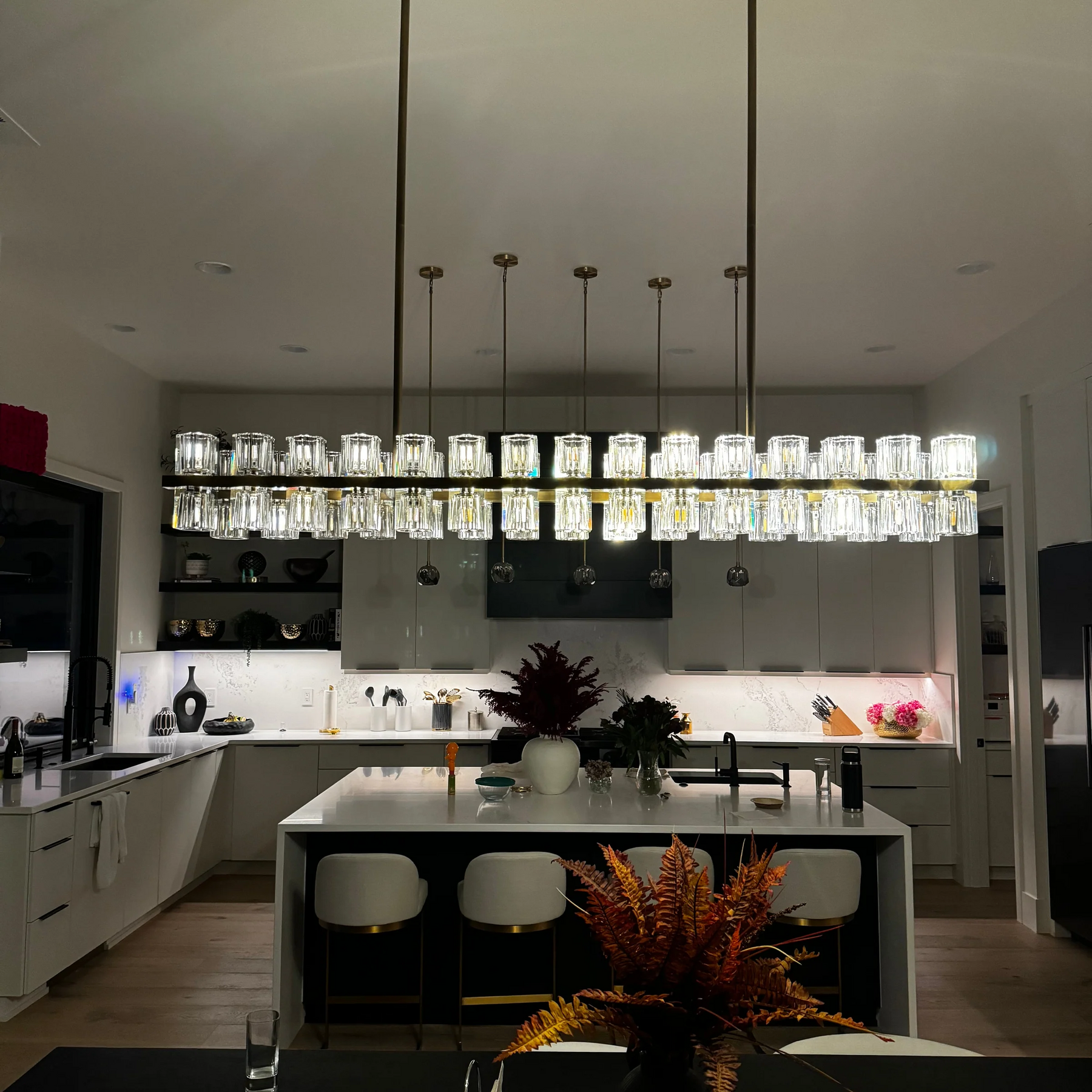Reger Rectangular Chandelier 54" 72"