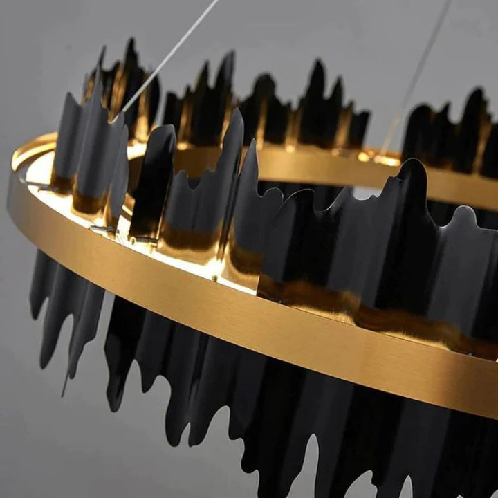 Luxury Hilbert 2-Tier Round Chandelier