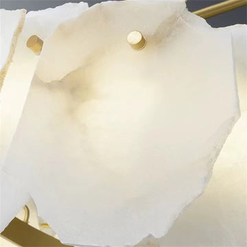 August Mordern marble Linear chandelier