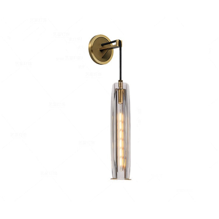 Crystal Lampshade Wall Sconce For Dinning Room