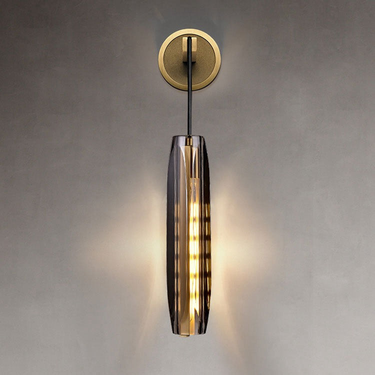 Crystal Lampshade Wall Sconce For Dinning Room