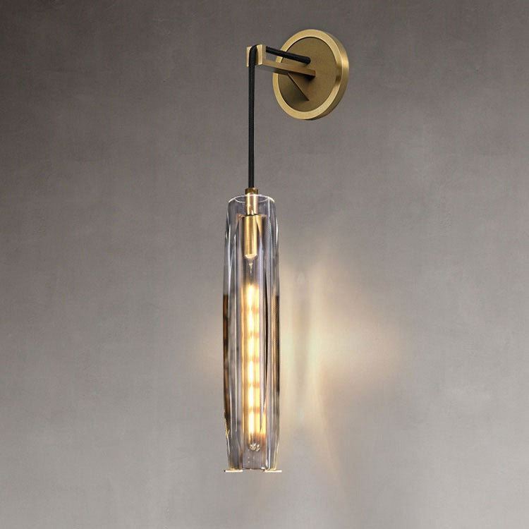 Crystal Lampshade Wall Sconce For Dinning Room