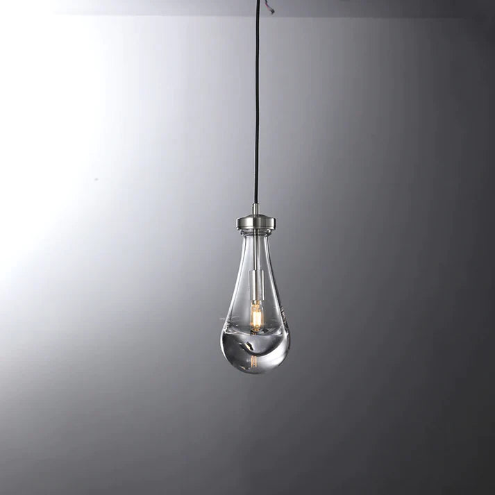 Raindrop Modern Glass Kitchen Island Pendant Light