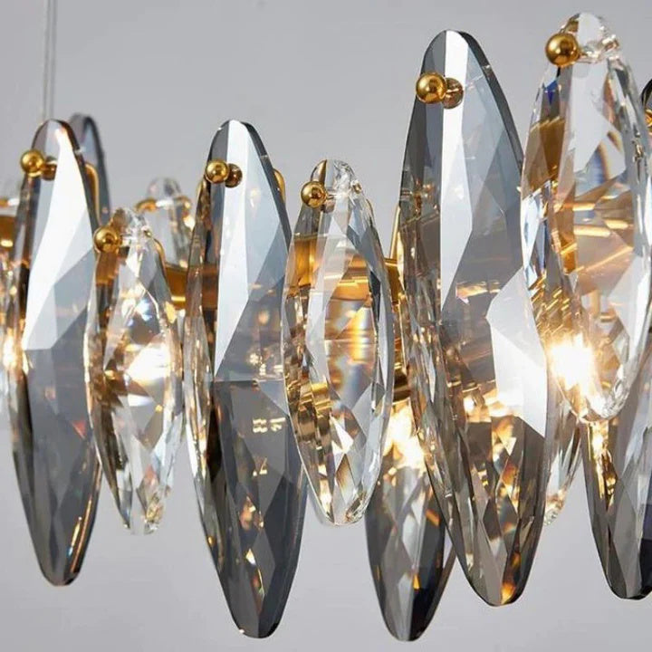 Serene Crystal Ring Chandelier 24"