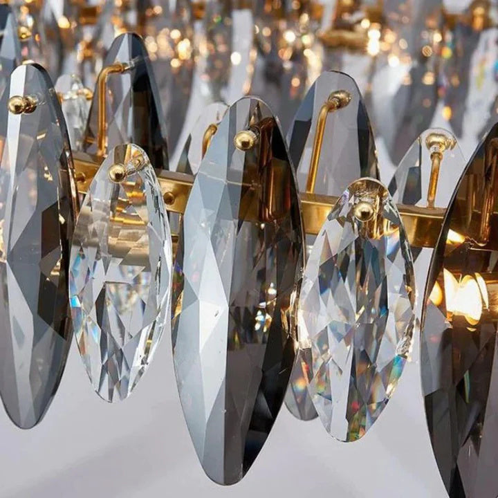 Serene Crystal Ring Chandelier 24"
