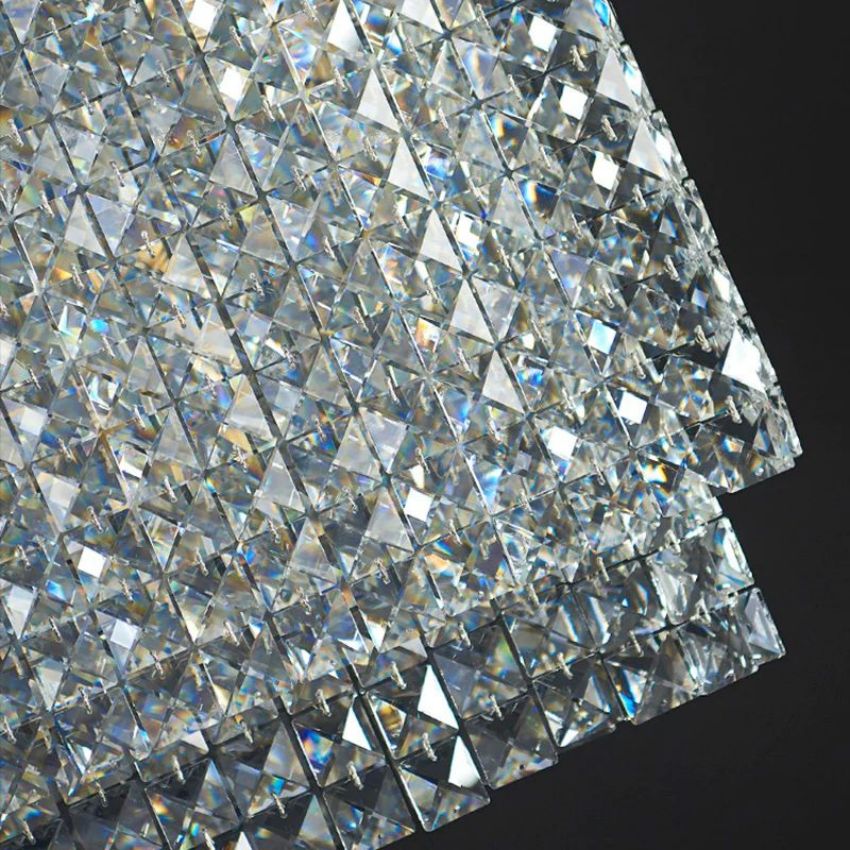 Fandi Oval Crystal Chandelier For Dining Table