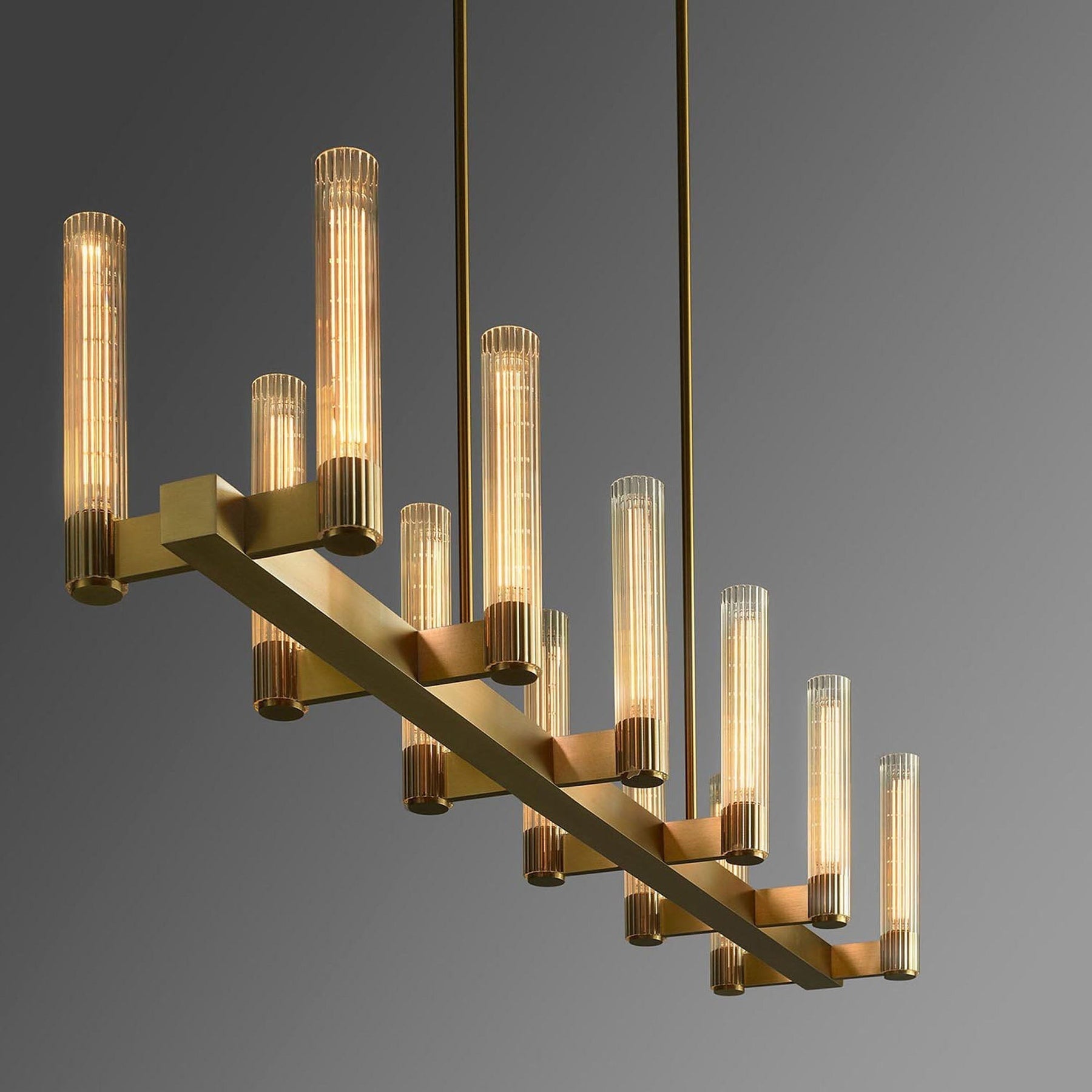 Pastis Linear Chandelier 60''W