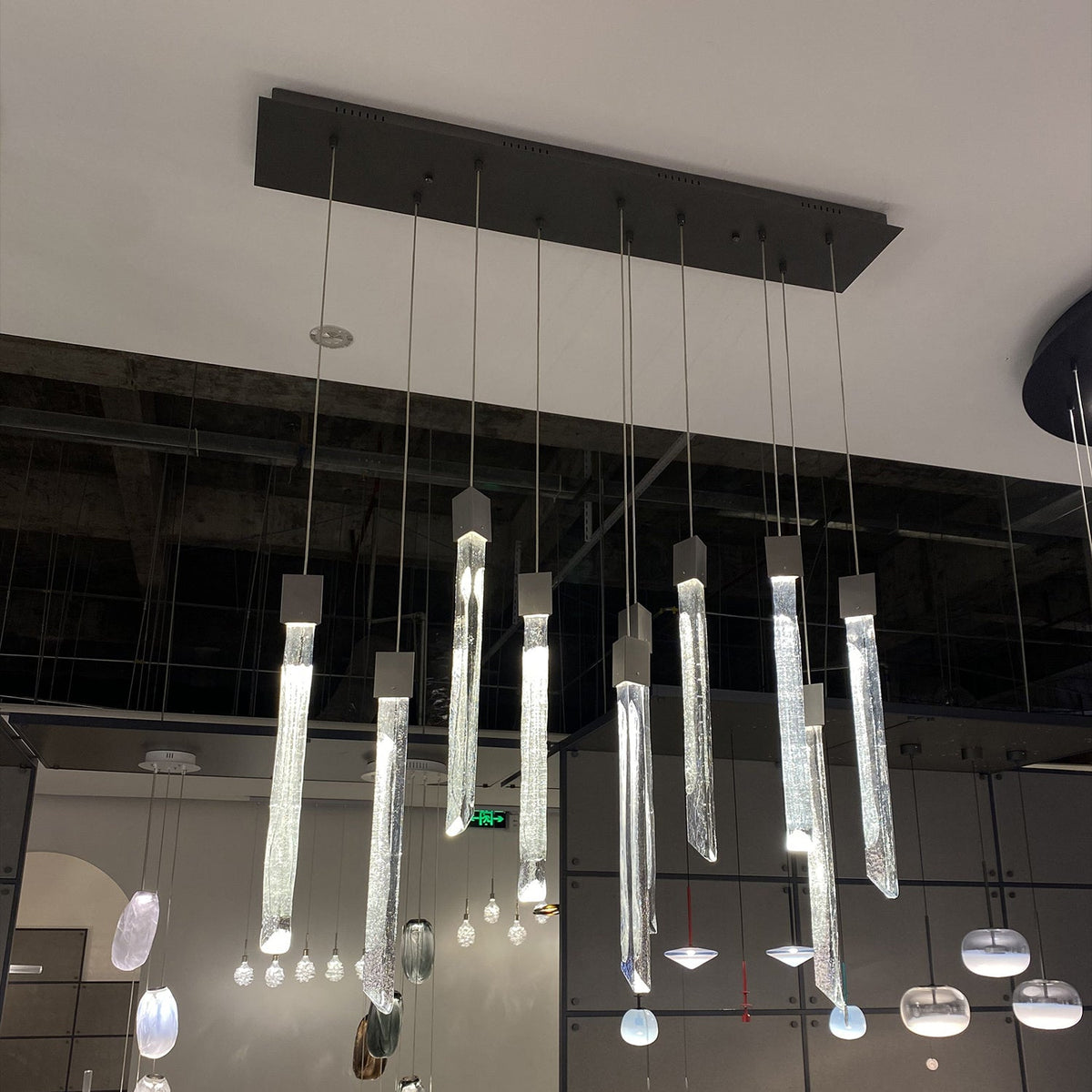 Modern Light Luxury Crystal Chandelier Nordic Designer Round/Rectangle Sump Light Fixture For Dining Room/Living Room/Staircase