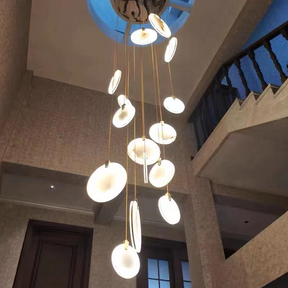 Alabaster Long Staircase Chandelier 5 styles