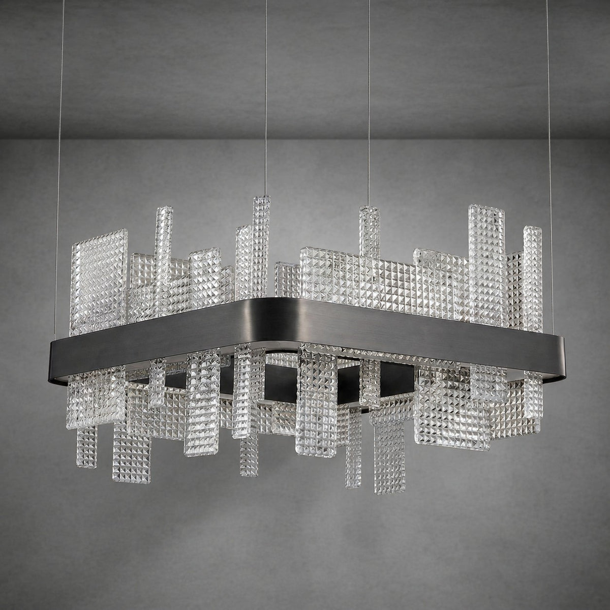 Lyra Glass Pendant Light 19.7"