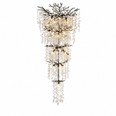 118" Cascading Crystal Tree Branch Chandelier