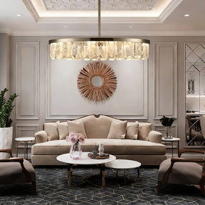Selene Linear Crystal Chandelier