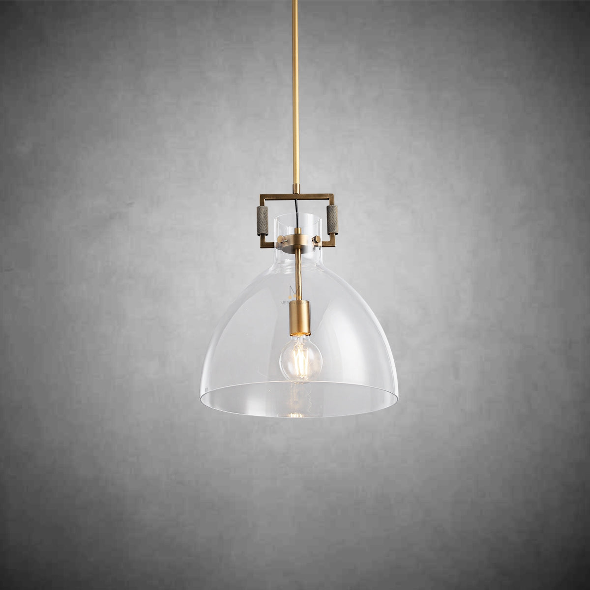 Funda Modern Glass Cloche Modern Pendant Light