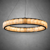 Votelle Modern Alabaster Ring Chandelier