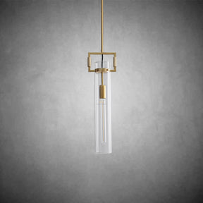 Machin Glass Cylindrical Pendant Light