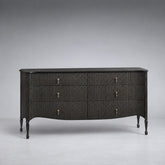 Sculpted Reeded Bedroom Storage Chest