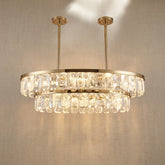 Selene Linear Crystal Chandelier