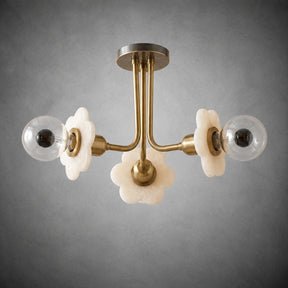 Ceiling 3-orb Alabaster