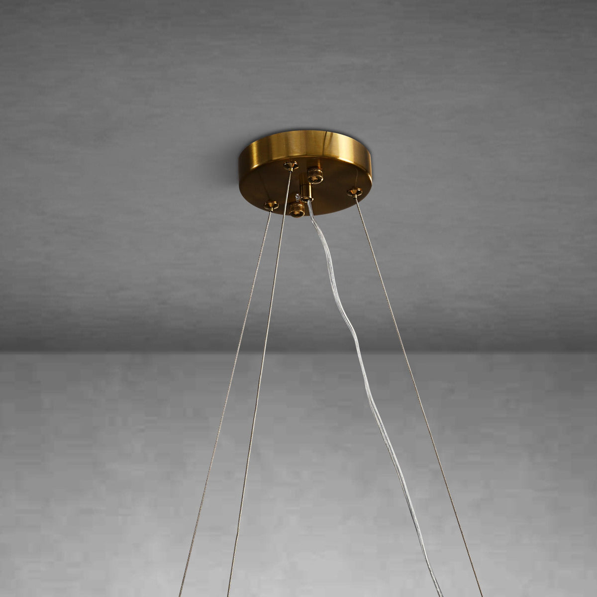 Diamond Alabaster Chandeliers D23.6"