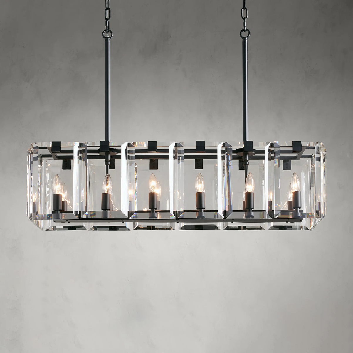 Modern Amaya Rectangular Chandelier