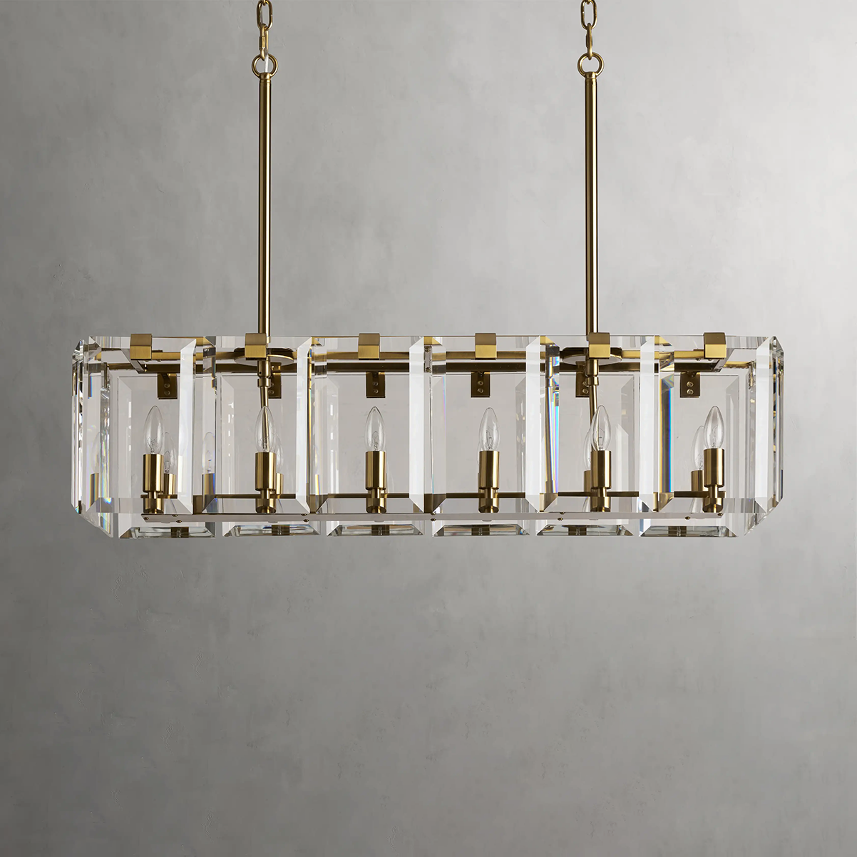 Modern Amaya Rectangular Chandelier