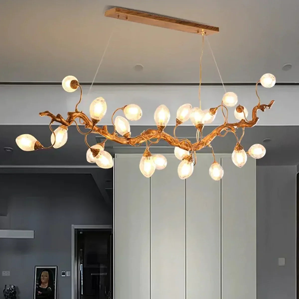 Art Clear Elegance Bubble Branch Linear Chandelier - Merlin Lamps