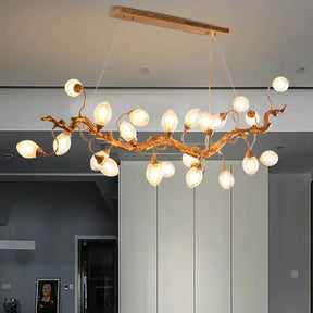 Art Clear Elegance Bubble Branch Linear Chandelier - Merlin Lamps