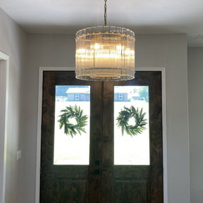 Lux Marcus Modern Round Chandelier For Living Room Dinning Room Kitchen