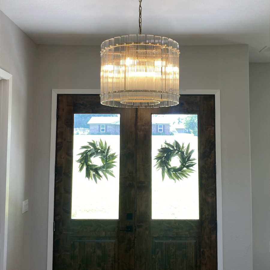 Lux Marcus Modern Round Chandelier For Living Room Dinning Room Kitchen