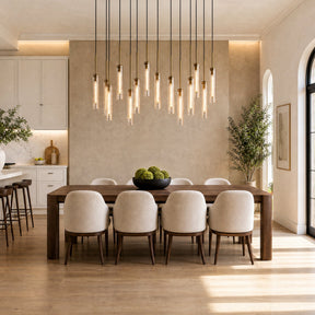 Colvane Linear Fluted Glass Chandelier