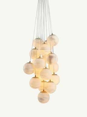 Aspen 19 Chandelier Alabaster - Merlin Lamps