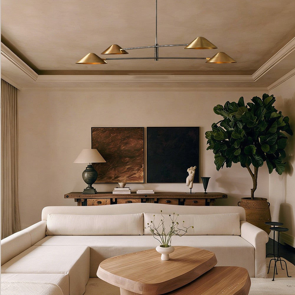 Simms 4-Light Linear Chandelier